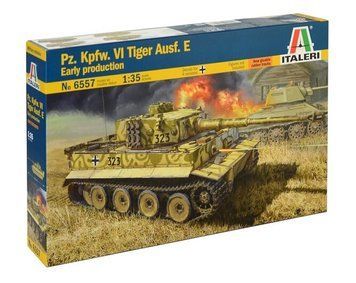 Танк PZ. KPFW. VI Tiger Ausf. E (Ранний), 1:35, ITALERI, 6557