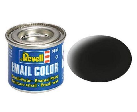 Краска Revell № 8 (черная матовая), 32108, эмалевая