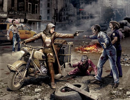 Охотник на зомби &ndash; Дорога к свободе. Серия Zombieland, сборные фигуры 1:35, Master Box, 35175