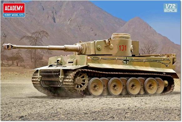 Немецкий танк Tiger I, ранняя версия, 1:72, Academy, 13422 (Сборная модель)