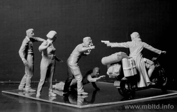 Охотник на зомби &ndash; Дорога к свободе. Серия Zombieland, сборные фигуры 1:35, Master Box, 35175