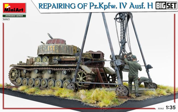 Ремонтное обслуживание танка Pz.Kpfw. IV Ausf. H. (Большой набор), 1:35, MiniArt, 36063