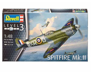 Истребитель Supermarine Spitfire Mk.II, 1:48, Revell, 03959 (Сборная модель)