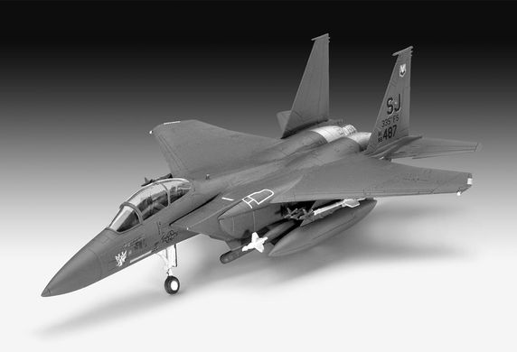 Сборная модель F-15E Strike Eagle & bombs, Истребитель Макдоннел-Дуглас, 1:144, Revell, 03972