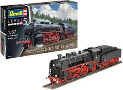 Збірна модель Локомотив S 3/6 BR 18(5), Express locomotive, 1:87, Revell, 02168