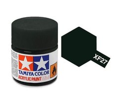XF-27, Акриловая краска Tamiya Mini, черно-зеленый (матовая), 10 мл, 81727