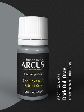 Краска Arcus E520 ANA 621 Dark Gull Gray, эмалевая