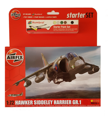 Истребитель Hawker Siddeley Harrier GR.1, 1:72, Airfix, A55205 (Подарочный набор)