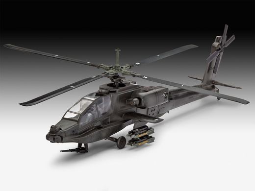 Сборная модель вертолета AH-64A Apache, 1:100, Revell, 04985