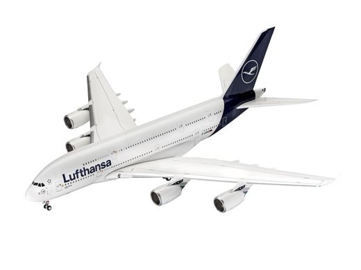 Пасажирський літак Airbus A380-800 Lufthansa New Livery, 1:144, Revell, 03872