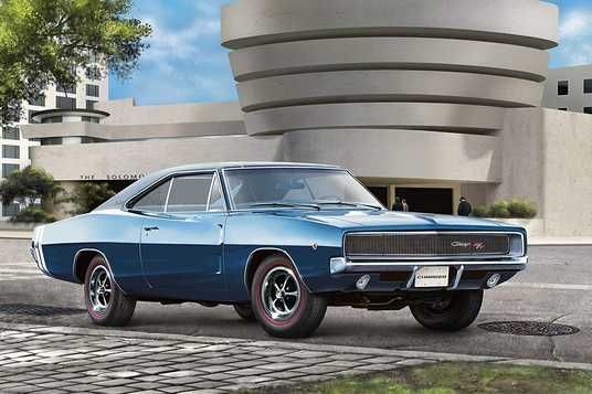 Автомобиль 1968 Dodge Charger R/T, 1:25, Revell, 07188