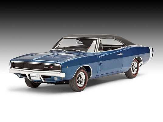 Автомобиль 1968 Dodge Charger R/T, 1:25, Revell, 07188
