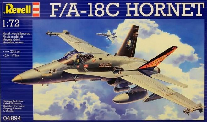 Винищувач F / A-18C Hornet, 1:72, Revell, 04894