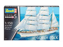 Вітрильне судно Gorch Fock 1: 150, Revell, 05417, збірна модель