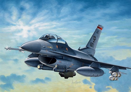 Винищувач F-16 C/D, Night Falcon, 1:72, Italeri, 188 (Збірна модель)
