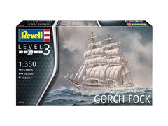 Вітрильне судно Gorch Fock 1:350, Revell, 05432 (Збірна модель)