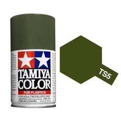 Фарба - спрей TS-5 (Olive drab) оливковий Драбів (Американська бронетехніка), Tamiya, 85005