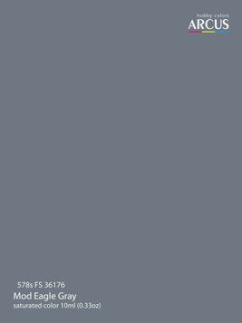 Краска Arcus A578 Ocean Gray FS36176 - MOD EAGLY GRAY, 10 мл, акриловая