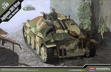 Немецкая САУ Jagdpanzer 38(t) Hetzer "поздняя версия", 1:35, Academy, 13230, сборная модель