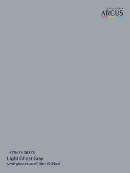 Краска Arcus A579 FS 36375 Light Ghost Gray, 10 мл, акриловая