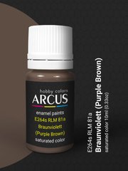 Краска Arcus E264 RLM81a Braunviolet, 10 мл, эмалевая