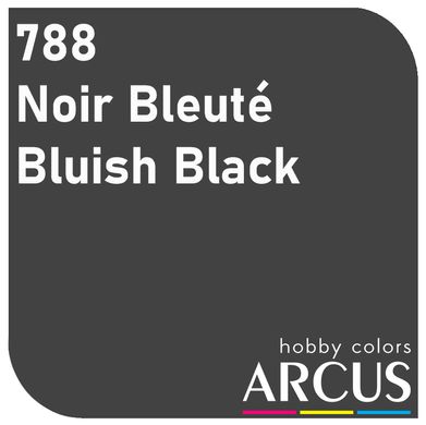 Краска Arcus 788 Noir Bleuté (Bluish Black), эмалевая