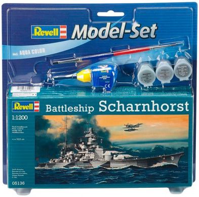 Лінкор Scharnhorst 1:1200, Revell, 05136 (Подарунковий набір)