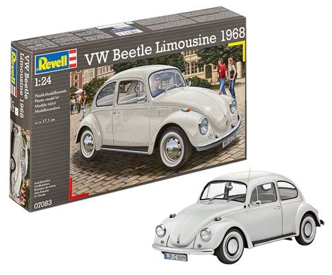 Автомобиль VW Beetle Limousine 1968, 1:24, Revell, 07083