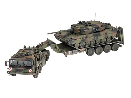 Важкий сідельний тягач SLT 50-3 Elefant і танк Leopard 2A4, 1:72, Revell, 03311 (Збірна модель)