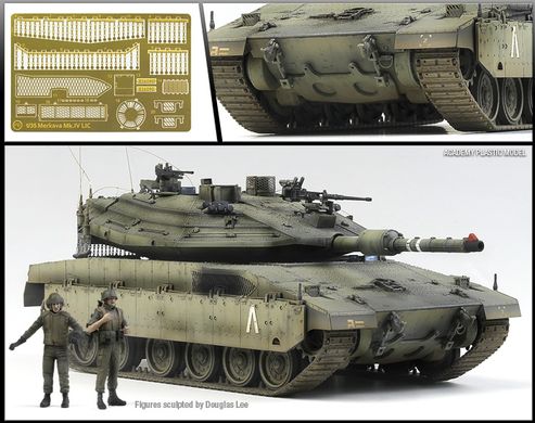 Танк Merkava Mk.IV LIC - Израильский основной боевой танк, 1:35, Academy, 13227 (Сборная модель)