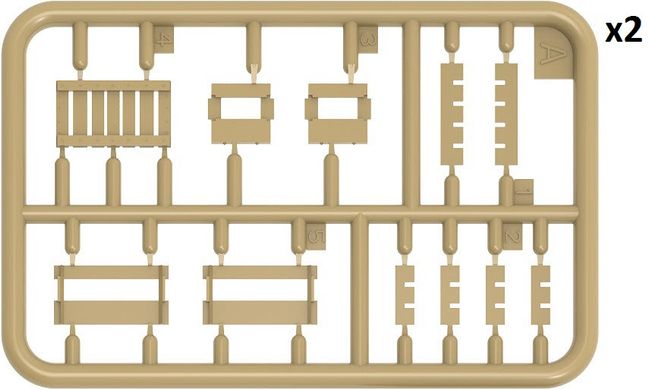 Дерев'яні ящики Wooden Crates, 1:35, MiniArt, 35651 (Збірна модель)