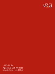 Краска Arcus A187 А II Кр. Красный/Red, акриловая