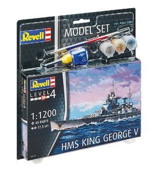 Лінкор King George V 1:1200, Revell, 65161 (Подарунковий набір)