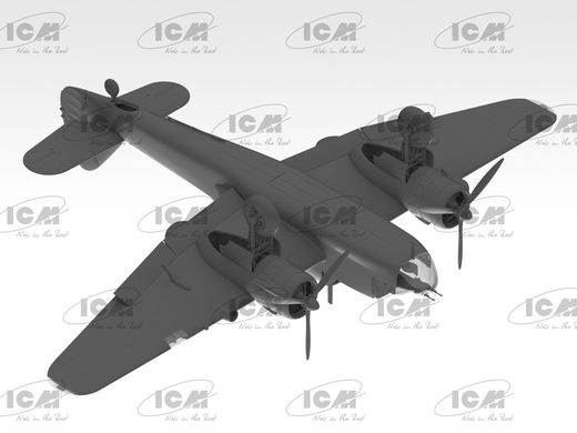 Bristol Beaufort Mk.I Британський бомбардувальник-торпедоносець, 2 МВ, 1:48, ICM, 48310 (Збірна модель)
