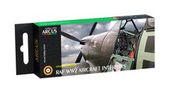 Набір акрилових фарб "RAF WW2 AIRCRAFT INTERIORS", Arcus, A3006