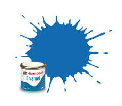 52 Краска эмалевая HUMBROL, синяя балтийская (металлик), 14 мл