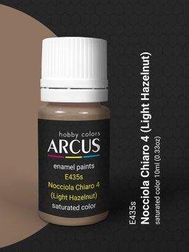 Краска Arcus E435 Nocciola Chiaro 4, эмалевая