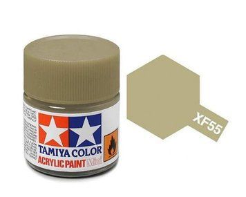XF-55, Акрилова фарба Tamiya Mini XF-55, палубний (матова), 10 мл, 81755
