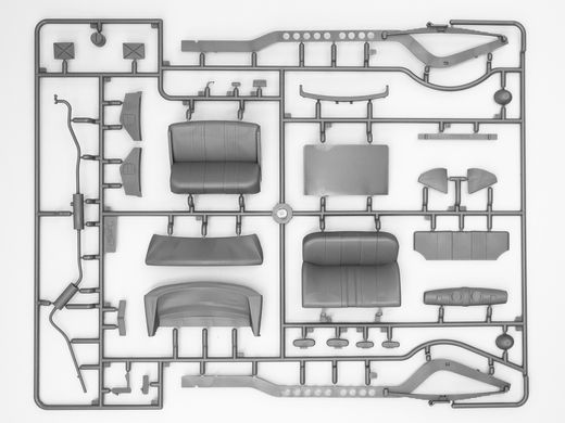 Admiral Saloon - Німецький пасажирський автомобіль 2МВ, 1:24, ICM, 24023 (Збірна модель)