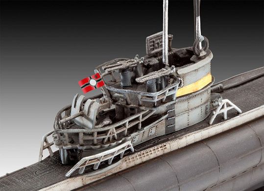 Підводний човен German Submarine Type VII C / 41, 1:350, Revell, 65154 - Подарунковий набір