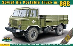 Армійська вантажівка для десанту ГАЗ-66Б, 1:72, ACE, 72186 (Збірна модель)