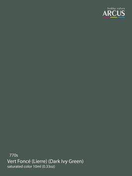 Краска Arcus A770 Vert Fonc&eacute; (Lierre) (Dark Ivy Green), 10 мл, акриловая