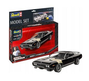 Сборная модель Dominic's 1971 Plymouth GTX (Fast & Furious), 1:24, Revell, 07692 (Подарочный набор)