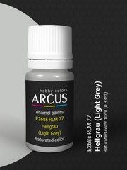 Краска Arcus E268 RLM77 Hellgrau, 10 мл, эмалевая