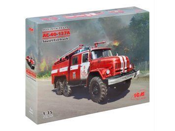 Сборная модель пожарная машина АЦ-40-137А, ICM, 35519