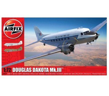 Військово-транспортний літак Douglas Dakota Mk.III, 1:72, Airfix, A08015A (Збірна модель)