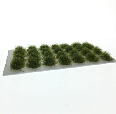Пучки трави для діорам і макетів, лісовий-зелений, 28 шт. (5-7 мм)