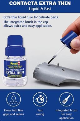 Клей для пластиковых моделей Contacta Professional Extra Thin, 30 г, Revell, 39600