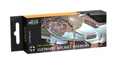 Набір емалевих фарб "Luftwaffe Aircraft Interiors", Arcus, 2018