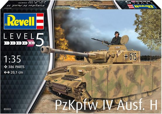 Немецкий танк Panzer IV Ausf. H, 1:35, Revell, 03333